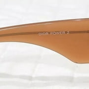 Dior Power 2 35JIR OVERSIZED Sunglasses Beige w/ Pink Lenses