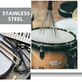 thumbnail image 3 of 2 Pcs Drum Sticks and Brushes Percussion Drumstick Retractable Wire Drumsticks Telescopic Stainless Steel, 3 of 6