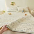 thumbnail image 5 of Sábana de verano fresca, funda de almohada, traje para dormitorio de estudiantes, alfombrilla enfriadora de látex con dibujos animados, juego de ropa de cama, colcha doble lavable, 5 of 5