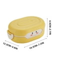 thumbnail image 2 of RKSTN Bento Box Cute Fresh Lunch Box Student Lunch Box Portable Light Food High Temperature Bento Box Bento Box, 2 of 2