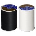 thumbnail image 1 of Hilo Coats & Clark Dual Duty de poliéster, paquete de 2, negro y blanco, 1 of 1