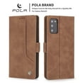 thumbnail image 2 of Samsung Galaxy Note 20 Case, Dteck Leather Flip Folio Wallet Card Holder Case Cover For Samsung Galaxy Note20 6.7 inch, Brown, 2 of 11
