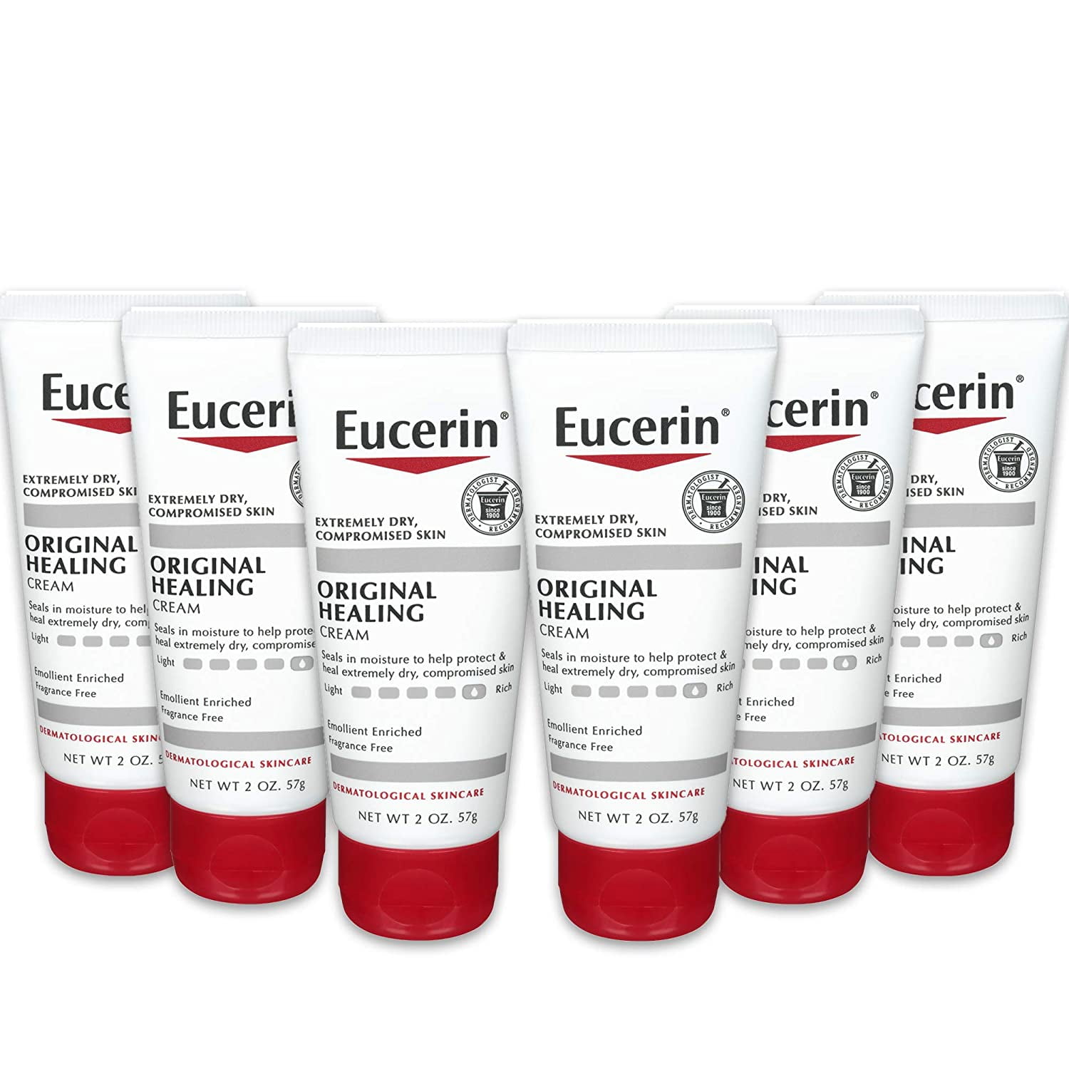 Eucerin Original Healing Cream Fragrance Free, Rich Lotion for