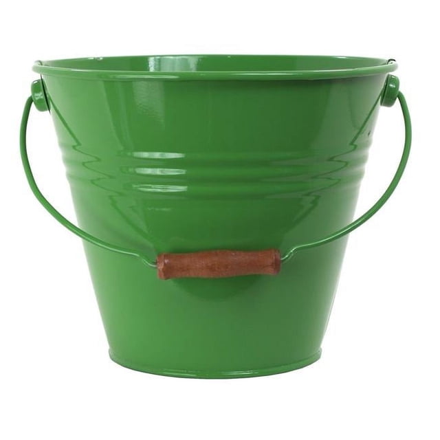 Houston International Trading 5202E AG Enameled Galvanized Fun Pail, Applegreen