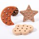 thumbnail image 3 of Juguete de madera para bebé, bloques de perforación, 3 tipos, elige hoja de Animal, regalo de estrellas para niños, niños, BabyThe Stars, 3 of 5