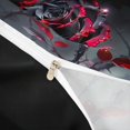 thumbnail image 4 of Homewish Black Red Gothic Rose Duvet Cover Queen for Kids, Thorn Floral Spooky Queen Bedding, Black Reversible, 3-Piece, 1 Duvet Cover and 2 Pillowcases, 4 of 6