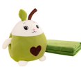 thumbnail image 2 of Fiudx Ofertas Flash Del Día Solo En Línea Mantas Rellenas De Felpa De Las Almohadas De Los Juguetes De La Fruta Para La Oficina, 2 of 2