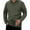 Army Green, variant on Chbgutlmr Shirts for Men Fall Winter Texture Long Sleeve Button Lapel Neck Solid Color Loose Shirts Tops