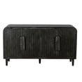 thumbnail image 5 of Tcbosik 59 inch Buffet Cabinet, Vintage Storage Cabinet with 4 Doors, Accent Cabinet with Adjustable Shelves, Cupboard for Hallway, Kitchen, Living Room, Antique Black, 5 of 10