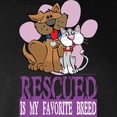 thumbnail image 3 of CafePress - Rescued Is My Favorite Breed Men's Long Sleeve T Shirt - Long Sleeve Dark T-Shirt, 3 of 4