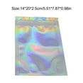 thumbnail image 3 of 100 Pieces Foil Pack Bag Home Leakproof material; which Sealing Cosmetic Powder Package Bags Wrapping Accessory Holding Pouch Shiny 14x20cm, 3 of 8