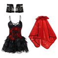 thumbnail image 3 of Conjunto de lencería para mujer de dormir Lencería nupcial Ropa de dormir Hugo Ropa de dormir de las mujeres atractivas, 3 of 10