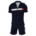 thumbnail image 3 of Afdoent Mens 2 Piece Sets Men's 3D Short Sleeved Shirt And Shorts Beach Tropical Body Sports Shorts Suit Beach Clothes Fashion, 3 of 4