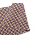 thumbnail image 4 of Wukai Mardi Gras Plaid Print Garden Flag 12.5x18 Inch Double Sided Sun-resistant Rain-resistant, Wrinkle-resistant Colorfast(Only Flag), 4 of 7