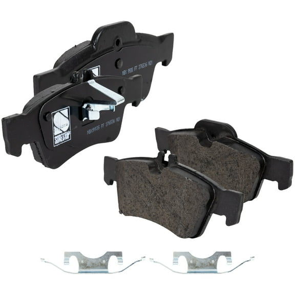 Brake Pad Set Compatible with 2003-2006 Mercedes Benz CL500 2006, 2012-2013 S350 8Cyl 6Cyl 5.0L 5.5L 3.0L Rear