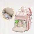 thumbnail image 5 of Mommy Bag Summer New Nylon Multi-functional Mother and Baby Bag Travel Large Capacity Mommy Bag Fashionable Backpack (green), 5 of 6