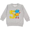thumbnail image 2 of Inktastic This Robot is Five Fifth Birthday Toddler Sweatshirt, 2 of 4