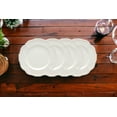 thumbnail image 2 of White Four Piece Round Scallop Stoneware Service For Four Salad Plate Set, 2 of 11