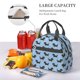 thumbnail image 5 of Disketp Dachshund Dog Lonchera Térmica para Mujer y Hombre, Bolsa de Almuerzo Reutilizable e Impermeable para Trabajo, Viajes y Picnic, 5 of 7