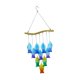 thumbnail image 5 of Carillón de viento de cristal único, decoración colgante para exteriores para mujeres, complemento para jardín y Pez, 5 of 9