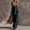 #0199-Army Green, variant on Womens Cotton Linen 2 Piece Outfits Summer Casual V Neck Sleeveless Tops Wide Leg Long Pants Casual Set with Pockets