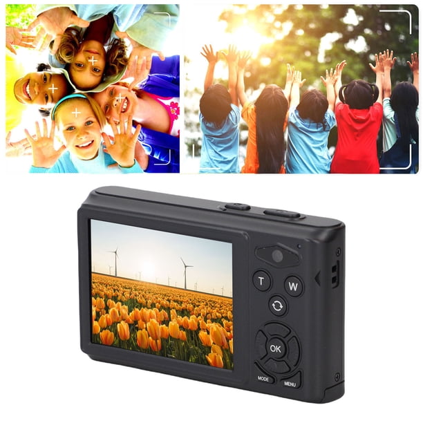 Cámara Digital, Zoom óptico De 18x, Cámara De Vlogging 4K 64MP, Cámaras Traseras Y Frontales Para Fotografía Y Video, Enfoque Automático Y Anti Shake, Selfie De Viaje