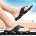 thumbnail image 4 of Rokment Mens Orthopedic Flip Flops Comfortable Arch Support Thongs Sandals Summer Beach Orthotic Walking Slides Slippers for Indoor and Outdoor, 4 of 7