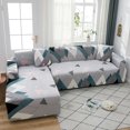 thumbnail image 1 of Sofa Cover L Shape Sofa Covers Sectional Sofa Cover Stretch Sofa Slipcovers with Throw Pillowcases for L-Shape Couch, 1 of 5
