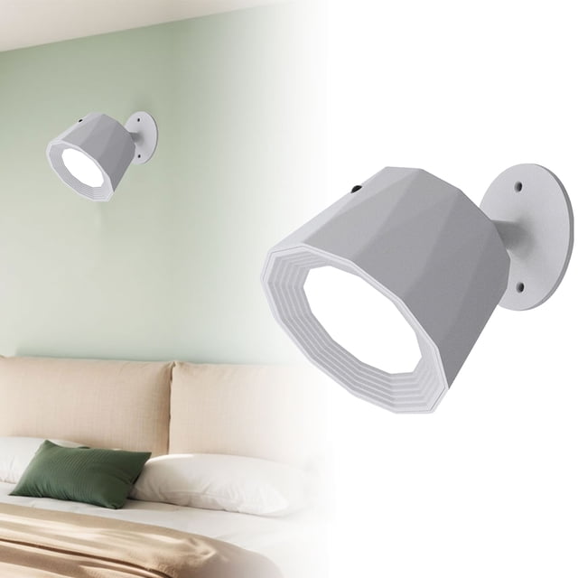 LED Montaje en Pared Rotación 360° Carga Magnética Recargable para