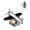 SMT-Aircraft-silvery, variant on Car interior accessories solar airplane model center console decoration air freshener
