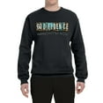 thumbnail image 2 of Wild Bobby Godfidence- Knowing I Can't But He Can Blue and Brown Cheetah Print Inspirational/Christian Unisex Crewneck Sweatshirt, Black, 3X-Large, 2 of 6