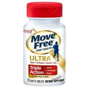 Schiff Move Free Ultra Triple-Action Coated Tablets, 75 Ct