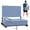 Blue&Gray, variant on Sekey Stadium Seats with Back Support - Padded Portable Bleacher Seat with Handle Shoulder Strap - Wide Bleacher Chair with Back and Cushion for Sports & Outdoor Events