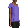 thumbnail image 3 of Hanes Women's Modal Triblend Short Sleeve Scoopneck Tee, 3 of 6