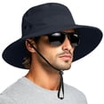 thumbnail image 2 of Gsakboxl Sun Hats for Women Unisex UPF 50+ Wide Brim Mesh Ventilated Sun Hat, Outdoor UV Protection Hat for Fishing Beach Camping, 2 of 7