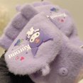 thumbnail image 4 of Guantes Sanrio para niños, guantes de invierno con medio dedo, guantes sin dedos para niñas, dibujos animados, estudiantes de escuela primaria, escritura, 4 of 5