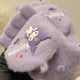 thumbnail image 4 of Guantes Sanrio para niños, guantes de invierno con medio dedo, guantes sin dedos para niñas, dibujos animados, estudiantes de escuela primaria, escritura, 4 of 5