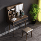 thumbnail image 4 of Muebles nórdicos de lujo, tocador de madera moderno para dormitorio, consola de tocador simple con espejo Sincero Hogar, 4 of 6