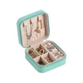 thumbnail image 4 of Xihbxyly Organizador de Pendientes, Joyero de Franela, con Múltiples Compartimentos para Guardar Anillos, Asa de Cinta, Ideal para Pulseras, Pendientes, Relojes, Regalo para Adultos, Disponible En Va, 4 of 6