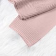 thumbnail image 4 of Cekizud Hooded Knit Cardigan for Women Long Sleeve Button Front Drawstring Hood Casual Cardigan Sweater, Free Size, 4 of 7