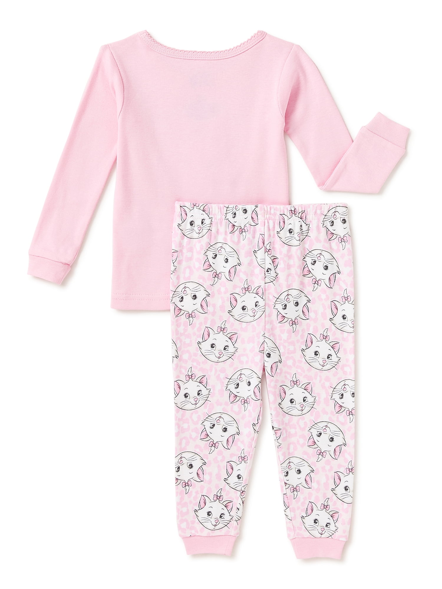 Disney Baby Girls Marie Kitty Cotton Sleepwear, 2-Piece, Sizes 9M-24M
