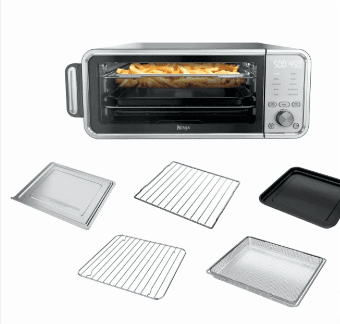 New Ninja Flip 10-in-1 Toaster Oven & Air Fryer with Added Broil