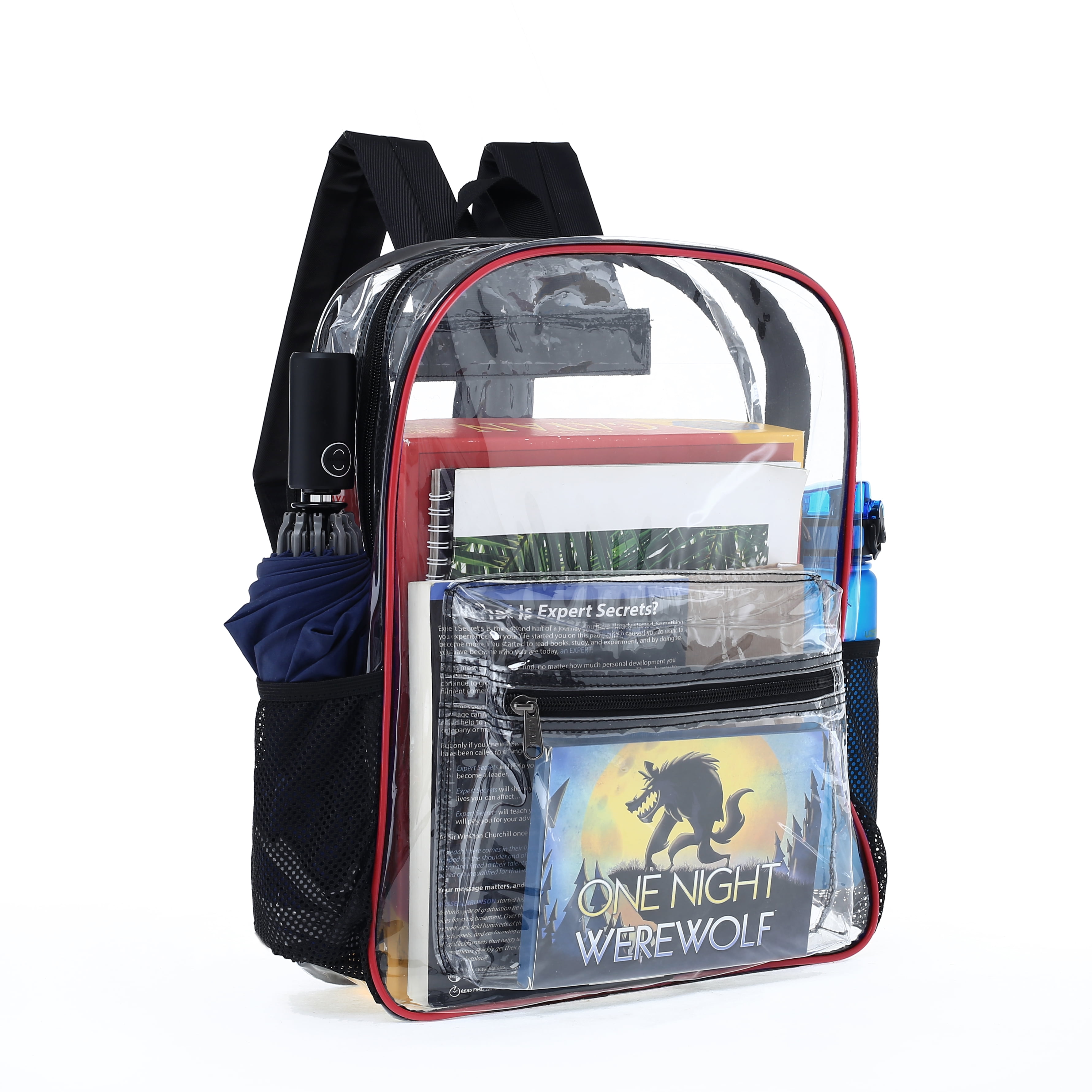 Walmart clear clearance backpack in store