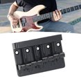 thumbnail image 1 of Electric Bass Bridge Tailpiece 4 String With Thickened Base Plate, Hex Wrench, For Top Load Or String Through Body, Suitable For P Bass, 1 of 8