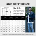 thumbnail image 6 of Zaitun Men's Diamond Quilted Puffer Down Winter Jacket Casual Button Down Business Coat, 6 of 6