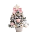 thumbnail image 4 of Mini de Navidad con decoración de mesa de luz con bolas, accesorios de fiesta con lazo, Kit de de Navidad DIY, adorno navideño para boda 35 cm 1378 pulgadas, 4 of 8