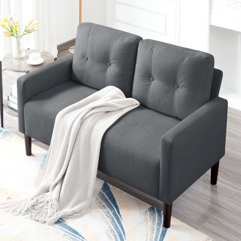 Gewnee 50.79" Loveseat Sofa, 2-Seater Modern Couch photo 6