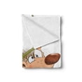 thumbnail image 2 of Hedgehog Soft Flannel Fleece Throw Blanket, Naked Small Animal Cartoon Soft Color Scheme Wildlife Nature Humor Image, Cozy Plush for Indoor and Outdoor Use, 60" x 80", Tan Brown Green, by Ambesonne, 2 of 5