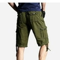 thumbnail image 5 of Flash Picks HOOMEUMY Men's Summer Military Cargo Shorts Cotton Multi-Pocket Bermuda Short Pants Army Green 8, 5 of 9