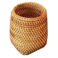 thumbnail image 2 of 2 Pcs Rattan Chopsticks Tube Shovel Spoons Bucket Dinner Knives Forks Tableware Storage Box Home Storage Baskets, C & B, 2 of 8